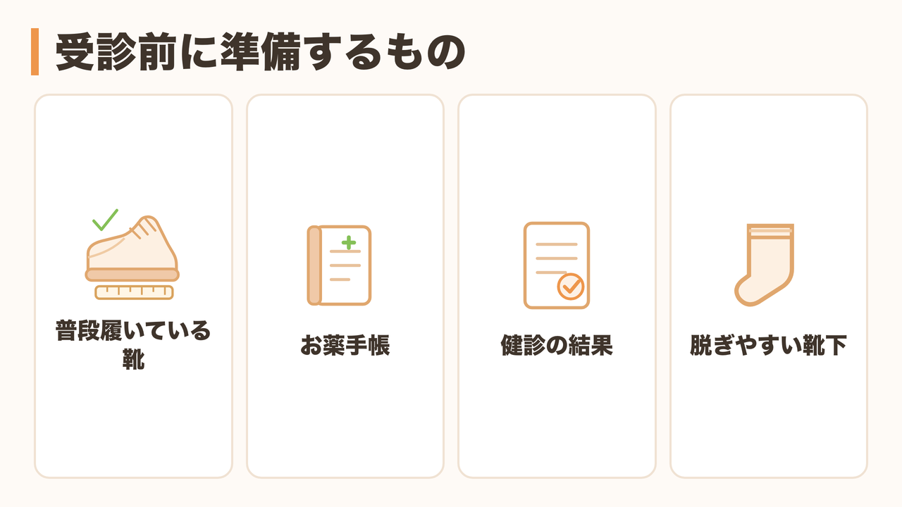 受診前に準備するもの